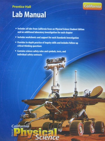 (image for) California Focus on Physical Science Lab Manual (CA)(P)