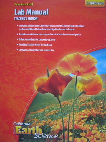 (image for) California Focus on Earth Science Lab Manual TE (CA)(TE)(P)
