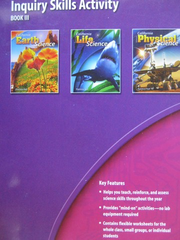 (image for) California Science Explorer Inquiry Skills Activity Book 3 (CA)(P)