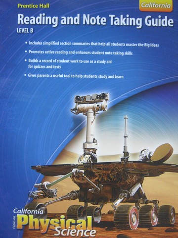 (image for) California Focus on Physical Science Reading & Note Taking B (P)