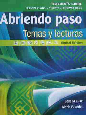 (image for) Abriendo paso Temas y lecturas Digital Edition TG (TE)(P)