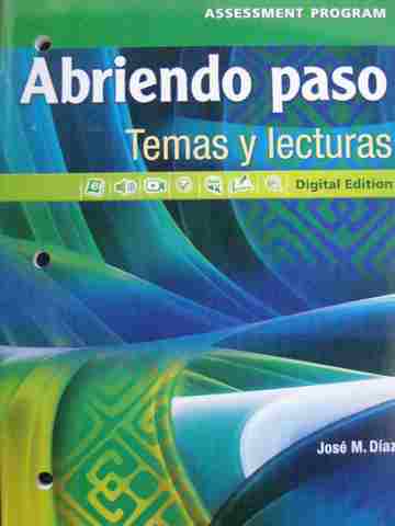 (image for) Abriendo paso Temas y lecturas Digital Edition Assessment (P)