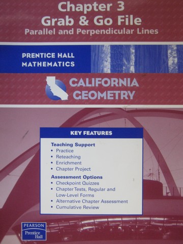 (image for) California Geometry Chapter 3 Grab & Go File (CA)(P)