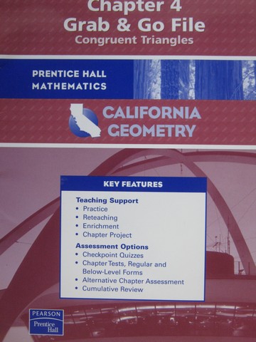 (image for) California Geometry Chapter 4 Grab & Go File (CA)(P)