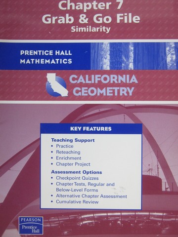 (image for) California Geometry Chapter 7 Grab & Go File (CA)(P)