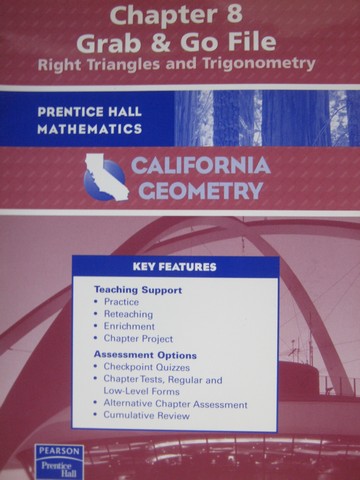 (image for) California Geometry Chapter 8 Grab & Go File (CA)(P)