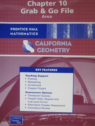 (image for) California Geometry Chapter 10 Grab & Go File (CA)(P)