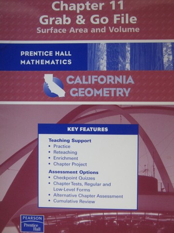(image for) California Geometry Chapter 11 Grab & Go File (CA)(P)