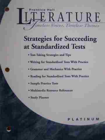 (image for) Literature Platinum Strategies for Succeeding at Standard (P)