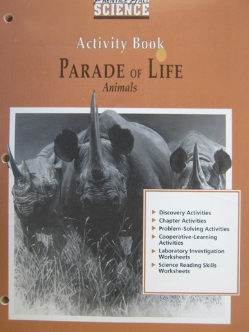 (image for) Parade of Life Animals Activity Book (P)