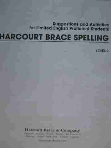 (image for) Harcourt Spelling 2 Suggestions & Activities for LEP Student (P)