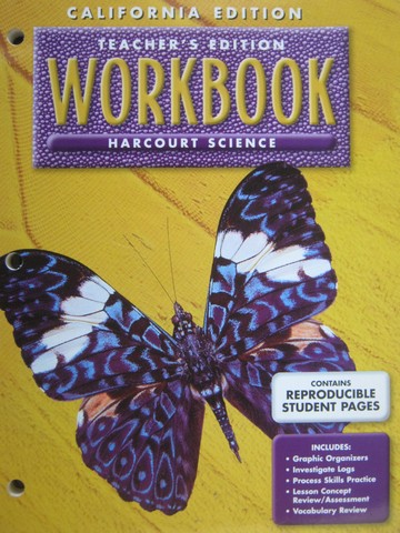 (image for) Harcourt Science 3 Workbook TE (CA)(TE)(P)