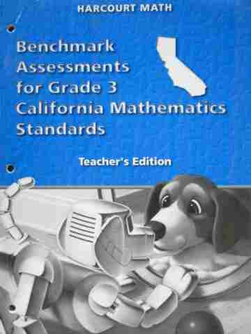 (image for) Harcourt Math 3 Benchmark Assessments TE (CA)(TE)(P)