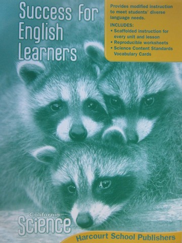 (image for) California Science K Success for English Learners (CA)(Spiral)