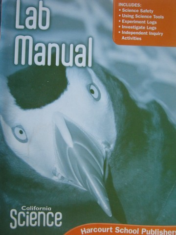 (image for) California Science 3 Lab Manual (CA)(P)
