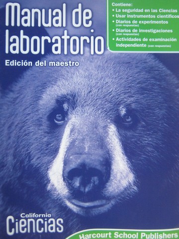 (image for) California Ciencias 4 Manual de laboratorio TE (CA)(TE)(P)