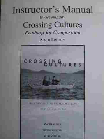 (image for) Crossing Cultures 6th Edition Instructor's Manual (TE)(P)