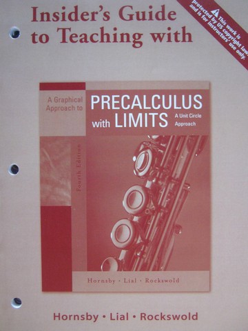 (image for) Precalculus with Limits 4th Edition Insider's Guide (P)