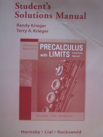 (image for) Precalculus with Limits 4th Edition Student's Solutions (P)