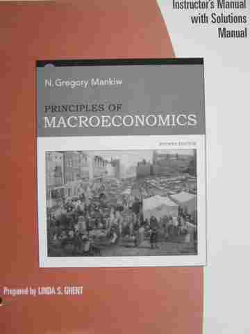 (image for) Principles of Macroeconomics 4th Edition IM (TE)(P) by Ghent