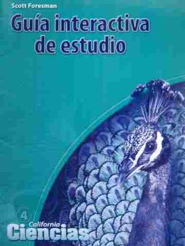 (image for) California Ciencias 4 Guia interactiva de estudio (CA)(P)