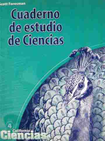 (image for) California Ciencias 4 Cuaderno de estudio de Ciencias (CA)(P)