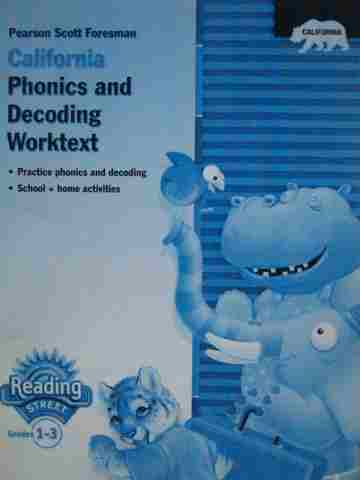 (image for) Reading Street 1-3 California Phonics & Decoding Worktext (P)