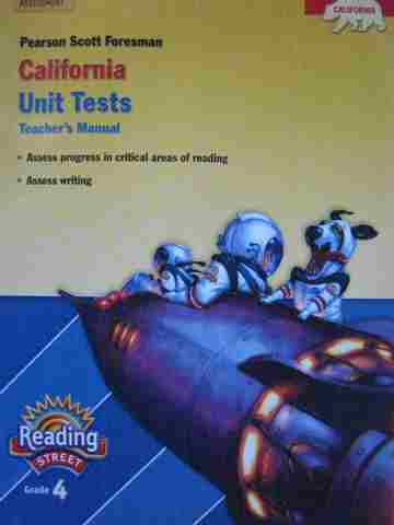 (image for) Reading Street 4 California Unit Tests TM (CA)(TE)(P)