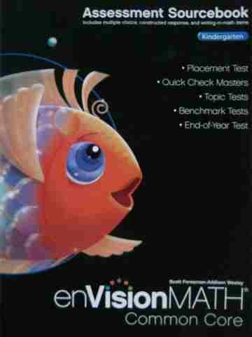 (image for) enVision Math Common Core K Assessment Sourcebook (P)