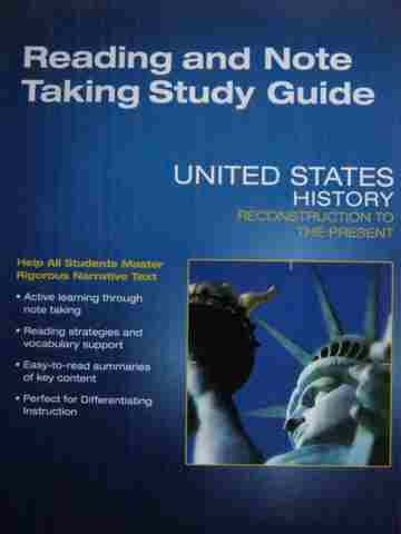 (image for) United States History Reading & Note Taking Guide (P)