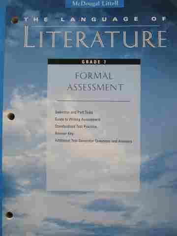 (image for) Language of Literature 7 Formal Assessment (P)
