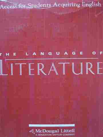 (image for) Language of Literature 8 ASAE TRB (TE)(Box)