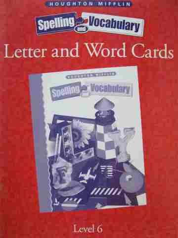 (image for) Spelling & Vocabulary 6 Letter & Word Cards (P)