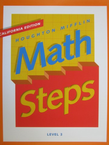 (image for) Math Steps 3 California Edition (CA)(P) by Barry, Boyle,