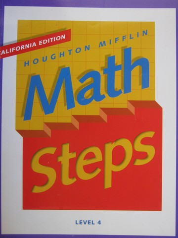 (image for) Math Steps 4 California Edition (CA)(P) by Barry, Boyle,