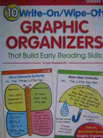 (image for) 10 Write-On/Wipe-Off Graphic Organizers Grades K-2 (Spiral)(Big)
