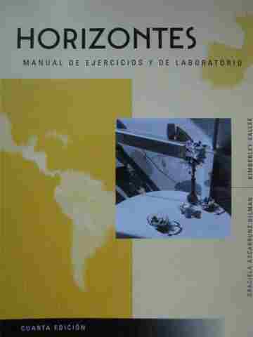 (image for) Horizontes 4e Manual de Ejercicios y de Laboratorio (P) by Gilman & Sallee