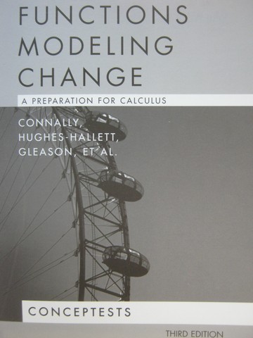 (image for) Functions Modeling Change 3rd Edition Conceptests (P)