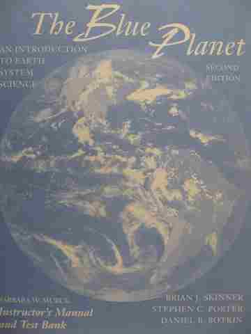 (image for) Blue Planet 2nd Edition Instructor's Manual & Test Bank (TE)(P)
