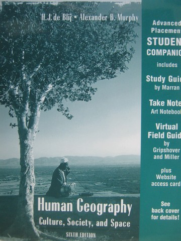 (image for) Human Geography 6th Edition AP Edition Student Companion (P)