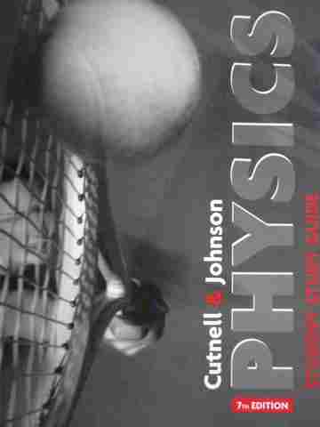 (image for) Physics 7th Edition Student Study Guide (P) by Cutnell & Johnson