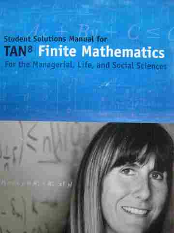 (image for) Finite Mathematics 8th Edition Student Solutions Manual (P)