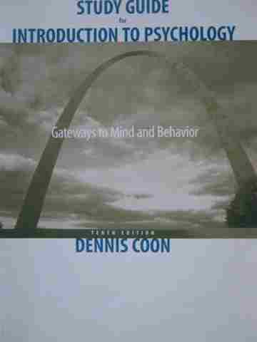 (image for) Introduction to Psychology 10th Edition Study Guide (P) by Coon