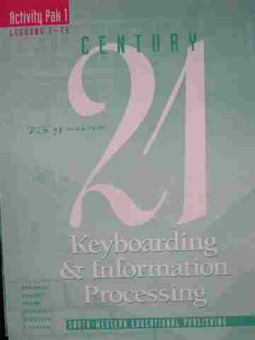 (image for) Century 21 Keyboarding & Information Activity Pak 1 (P)