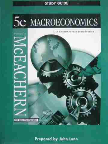 (image for) Macroeconomics 5th Edition Study Guide (P) by John Lunn