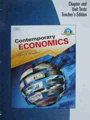 (image for) Contemporary Economics Chapter & Unit Tests TE (TE)(P)