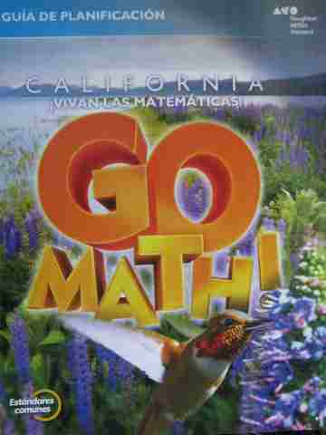 (image for) California Go Math! 4 Estandares comunes Planning Guide (CA)(P)