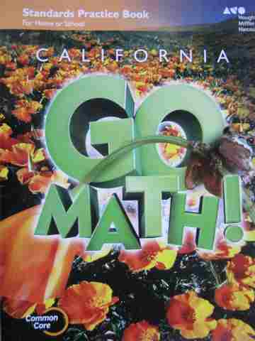 (image for) California Go Math! 5 Common Core Standards Practice Book (P)