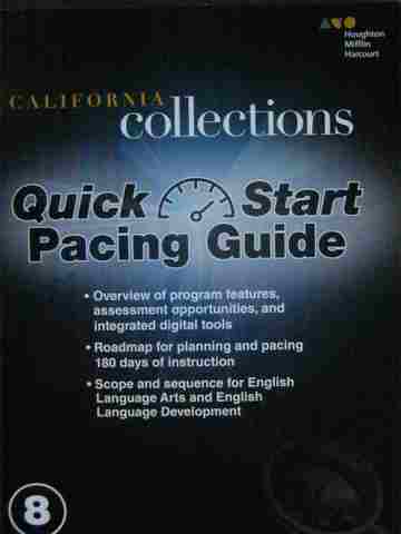 (image for) Collections 8 Quick Start Pacing Guide (CA)(P)