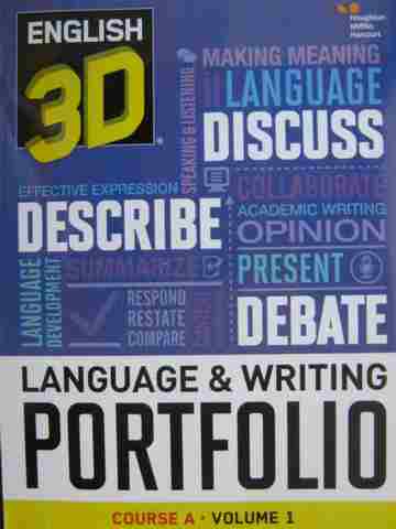 (image for) English 3D Course A Language & Writing Portfolio Volume 1 (P)